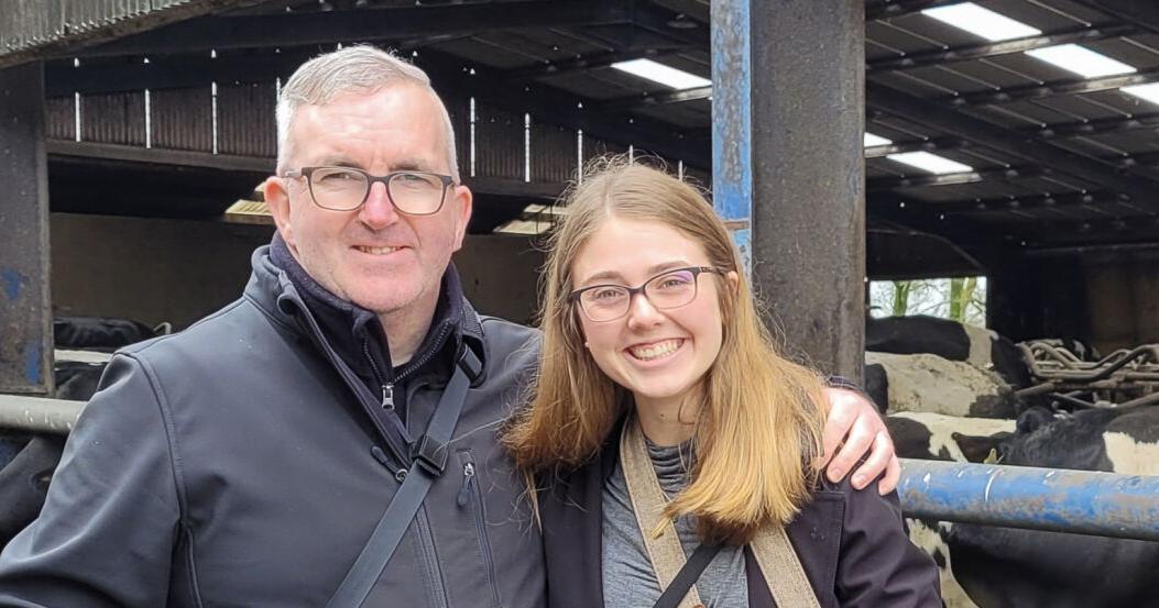 Ag student visits Agri-View freelancer